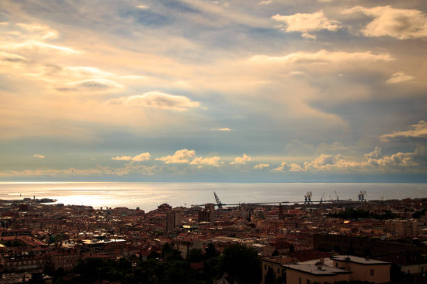 istock storm over the city of Trieste 933507470