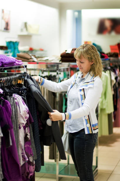 istock Woman in shop 93351627