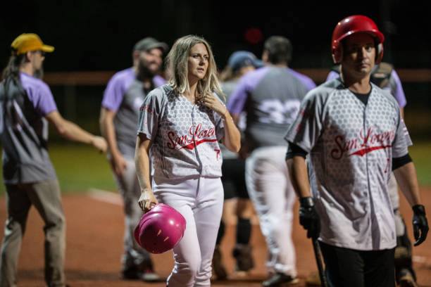 istock Softball Players After the Match 933529628