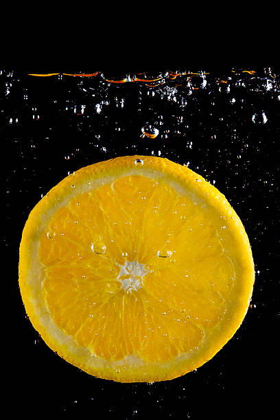 istock Fresh orange in the water 93353458