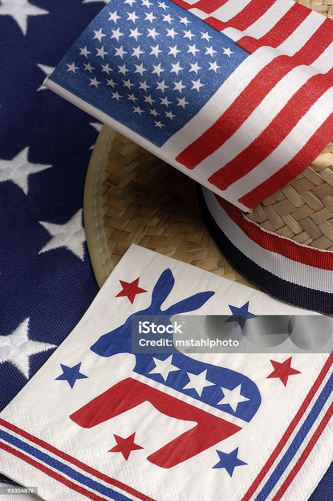 Eleição democrática temporada, - Royalty-free Bandeira dos Estados Unidos da América Foto de stock