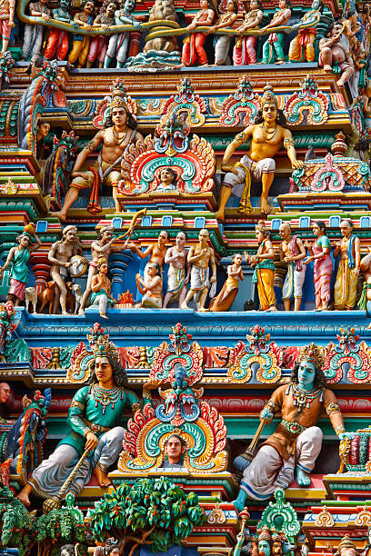 istock Gopuram (tower) of Hindu temple 93355130