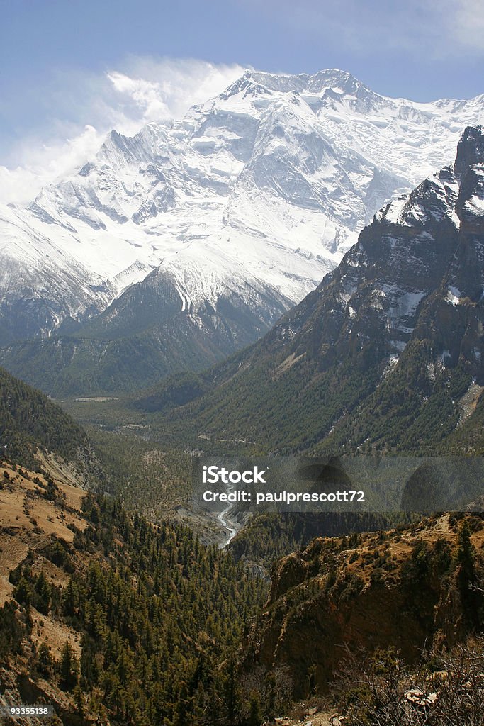 Valle dell'Himalaya - Foto stock royalty-free di Acqua