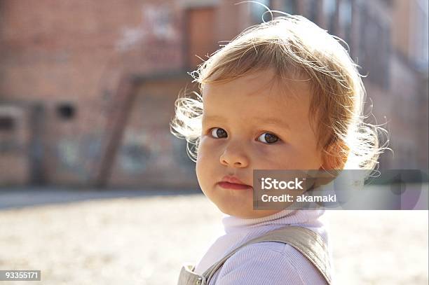 Cute Thoughtful Baby Girl Stock Photo - Download Image Now - Activity, Baby - Human Age, Baby Girls