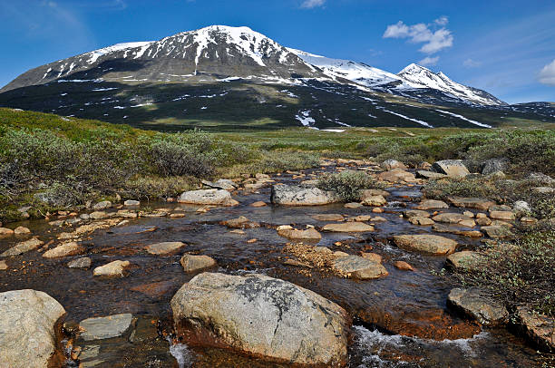 Northern river with rocks, Karelia, Russia