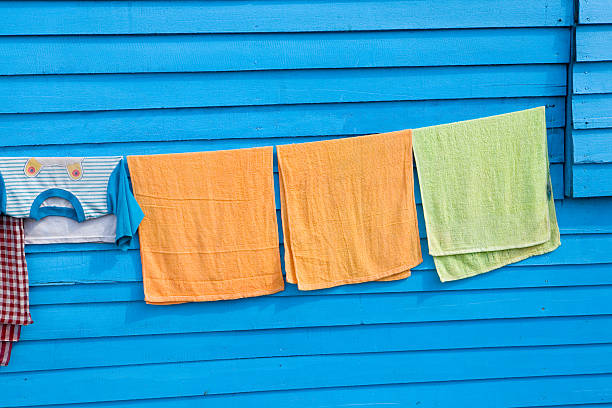 istock Colorful towels in Siem Reap, Cambodia 93357232