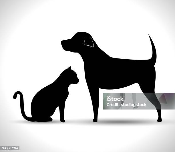 Cat And Dog Icon Stock Illustration - Download Image Now - Dog, Domestic Cat,  Icon - iStock