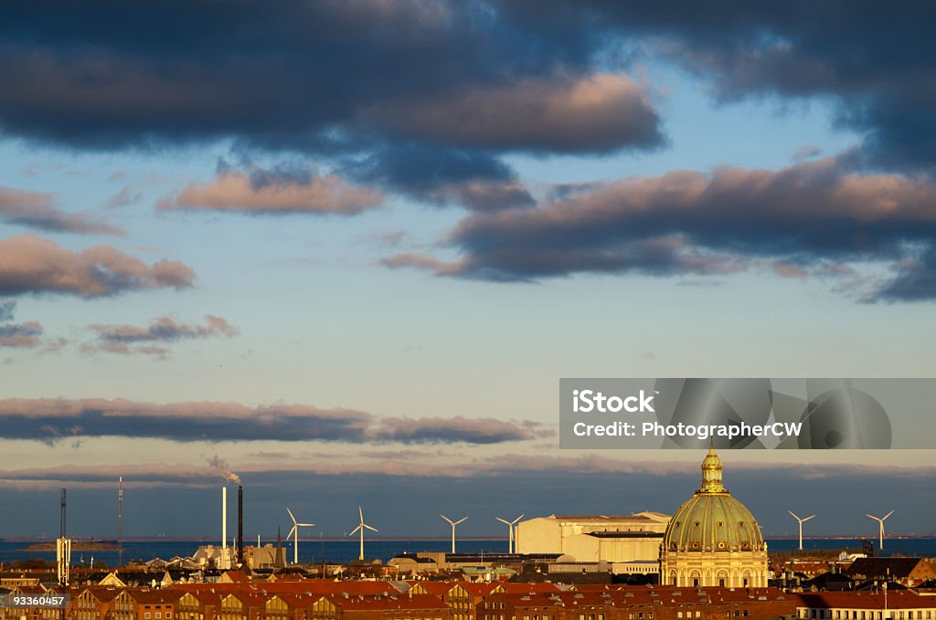 Horizonte de Copenhaga - Royalty-free Ao Ar Livre Foto de stock