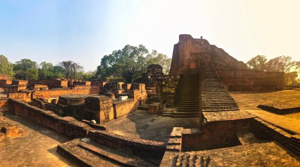 istock Nalanda University , Buddhist Monastery In India 933607564