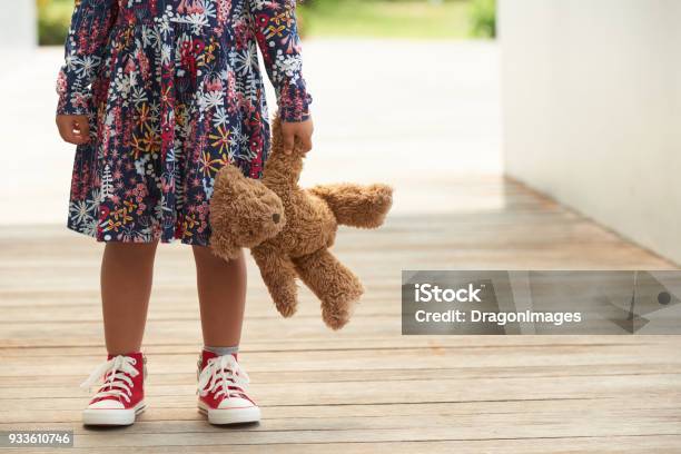 Childhood Stock Photo - Download Image Now - Teddy Bear, Child, Holding