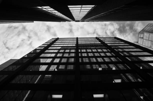 istock Skyscrapers in Black and White 933616306