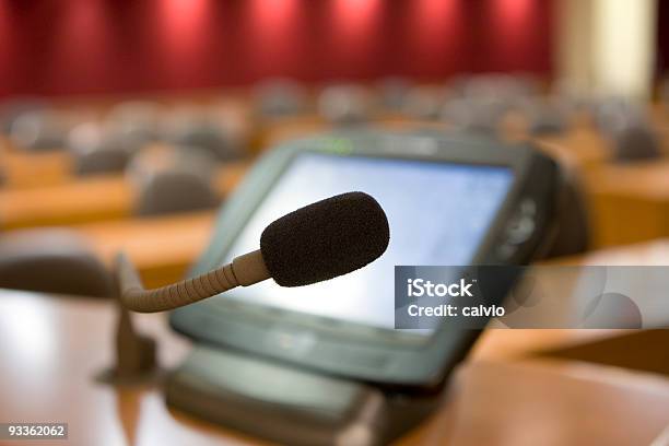 Mic Test Stock Photo - Download Image Now - Audience, Audio Equipment, Color Image