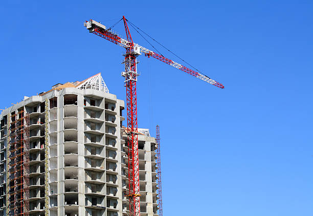 istock Construction of a new apartment house 93362749