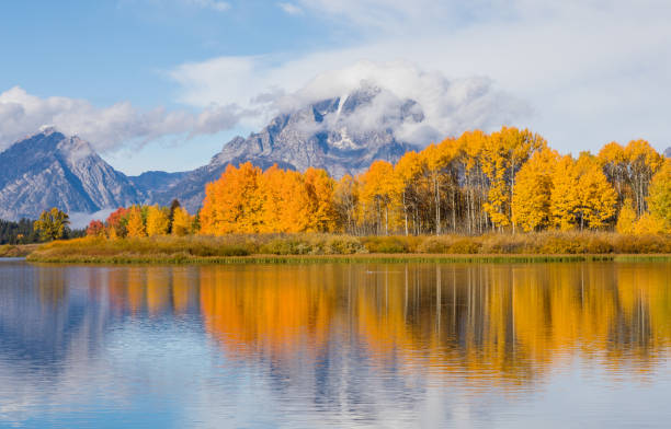 istock Autumn Reflection in the Tetons 933642192