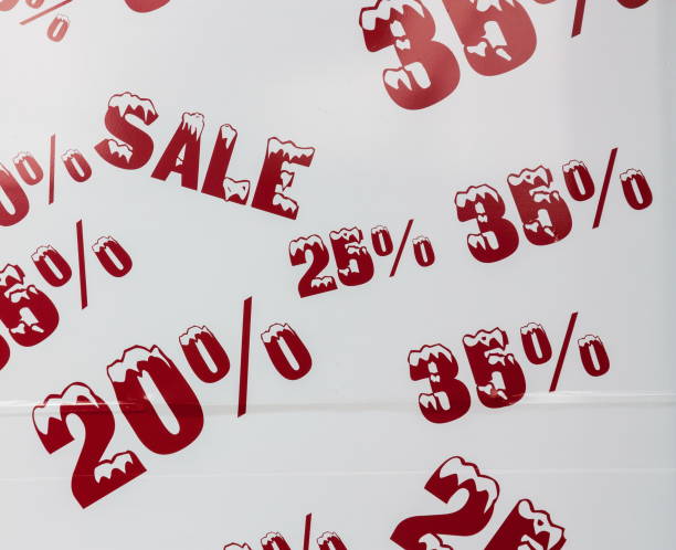 istock Billboard with the sale signs 933648110