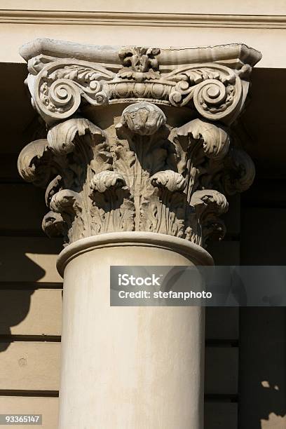 Corinzio Capitol - Fotografie stock e altre immagini di Architettura - Architettura, Capitello, Close-up