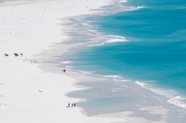 wave breaking on the beach