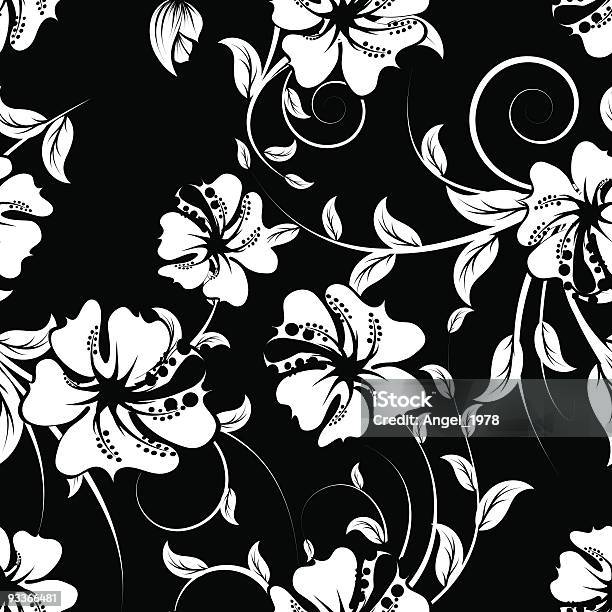 Nahtlose Floral Hintergrund Stock Vektor Art und mehr Bilder von Abstrakt - Abstrakt, Altertümlich, Baumblüte