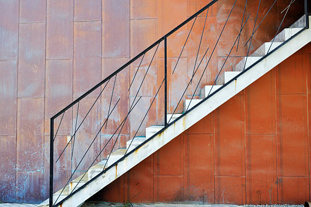 istock Building with an outside stairway 93366758