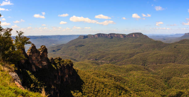 istock The Three Sisters is the Blue Mountains’ most Impressive landmark. Located at Echo Point Katoomba. Blue Mountains, New South Wales, Australia 933680100
