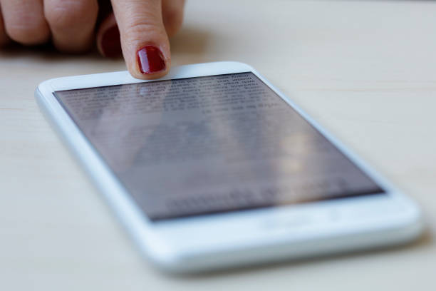 Reading books on smartphone