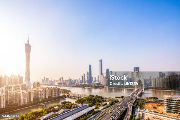 Guangzhou Tower Stock Photo - Download Image Now - Guangzhou, China - East Asia, Guangdong Province