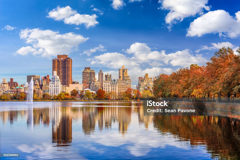 Central Park, New York New York, New York at central park in autumn season. New York City Stock Photo