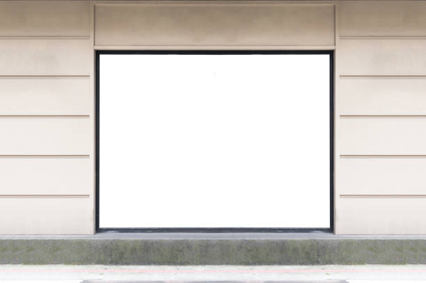 istock Shop Boutique Store Front with Big Window and Place for Name 933707900