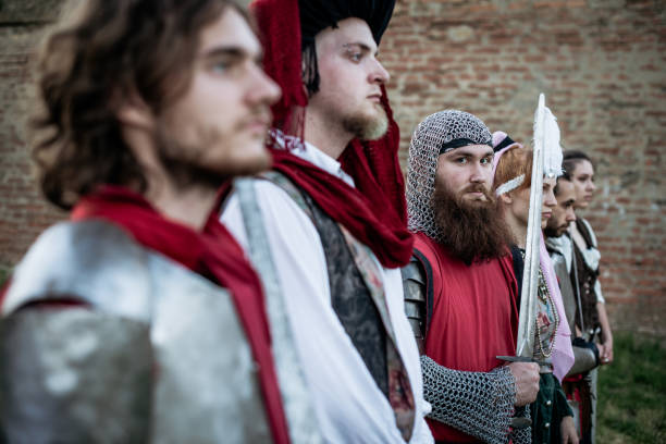 istock Courageous knights in medieval Europe 933707932