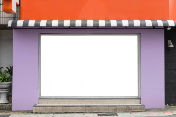 istock Shop Boutique Store Front with Big Window and Place for Name 933712354