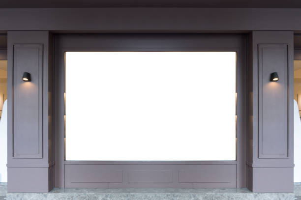 istock Shop Boutique Store Front with Big Window and Place for Name 933712526