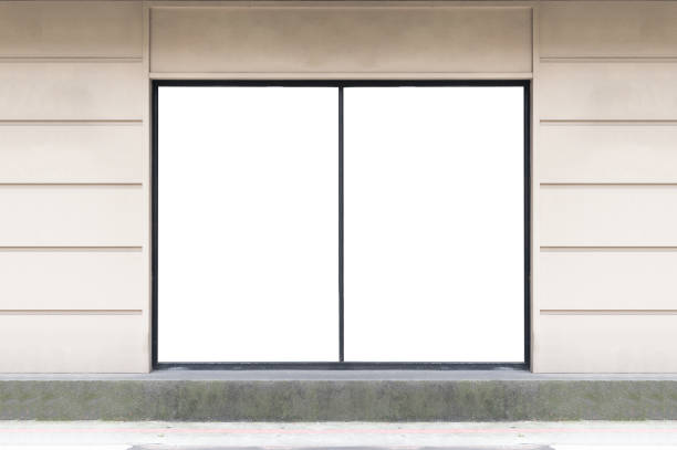 istock Shop Boutique Store Front with Big Window and Place for Name 933715334