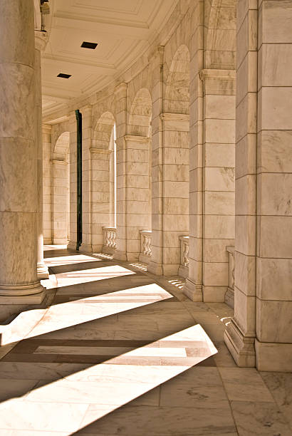 Marble Columns  memorial amphitheater stock pictures, royalty-free photos & images