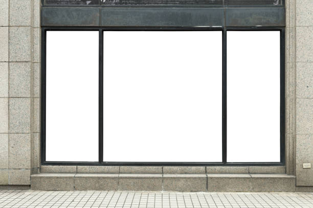 istock Shop Boutique Store Front with Big Window and Place for Name 933723932