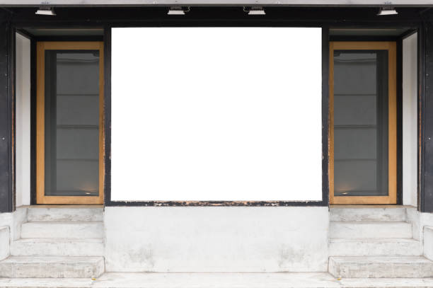 istock Shop Boutique Store Front with Big Window and Place for Name 933732368