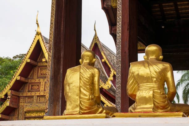 istock thai temple detail, chiang mai thailand 933732526