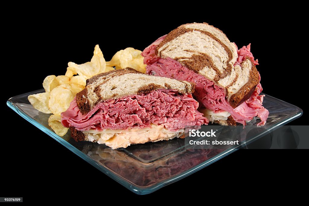 Sandwich Reuben - Photo de Corned beef libre de droits