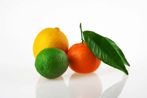 istock Fresh fruits - lemon, lime and mandarin 933762514