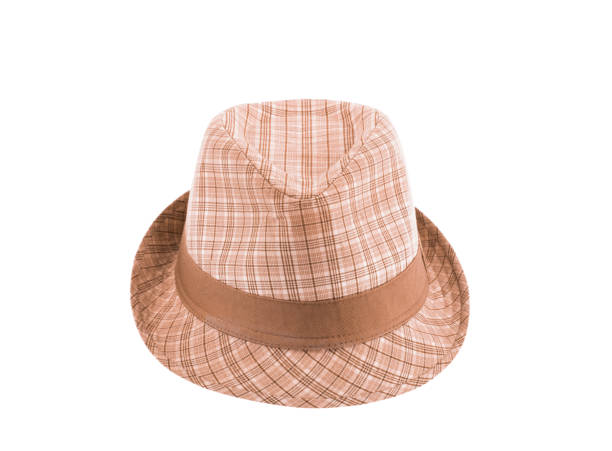 istock summer brown hat.Woven headwear for beach vacation. 933762980