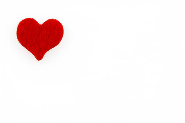 istock Valentine's Day - a big red heart on the left side 933772208