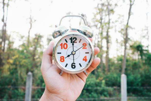 istock An Alarm Clock Set To 8 AM to Represent Time That People Going to Work #2 933795694