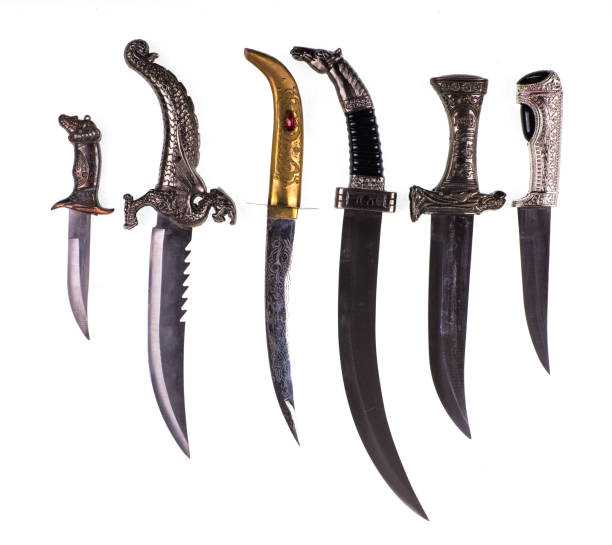 istock ancient Asian swords and daggers 933801486