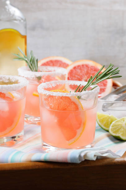 istock cocktail sparkling    pink Paloma 933801516