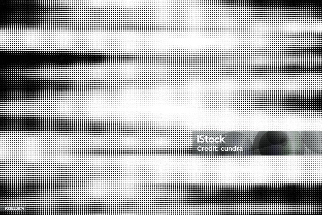 Vector Halftone Motion Vector halftone motion effect. Abstract background with dot gradation from black to white. Pattern stock vector