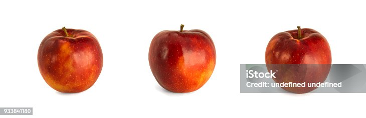 istock A variety of mature red apples by Jonagored Supra white background. Purchases under the inscription and illustrations. 933841180