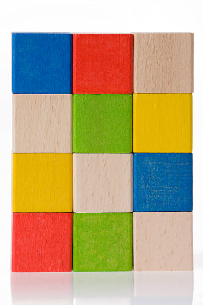 istock Wooden toy blocks 93384490