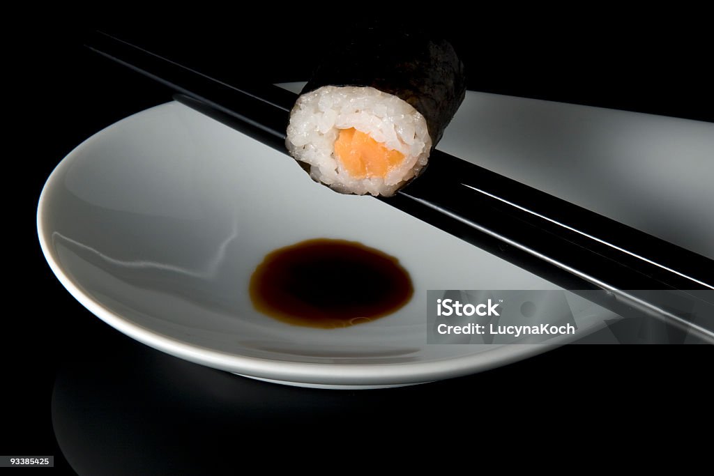 Sushi - Lizenzfrei Essgeschirr Stock-Foto