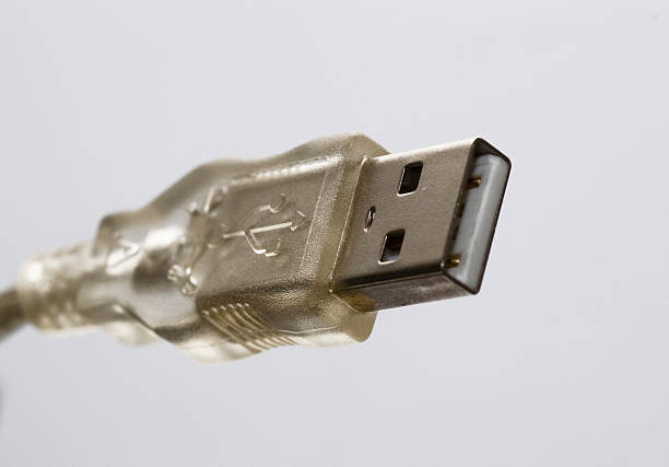 USB cable stock photo