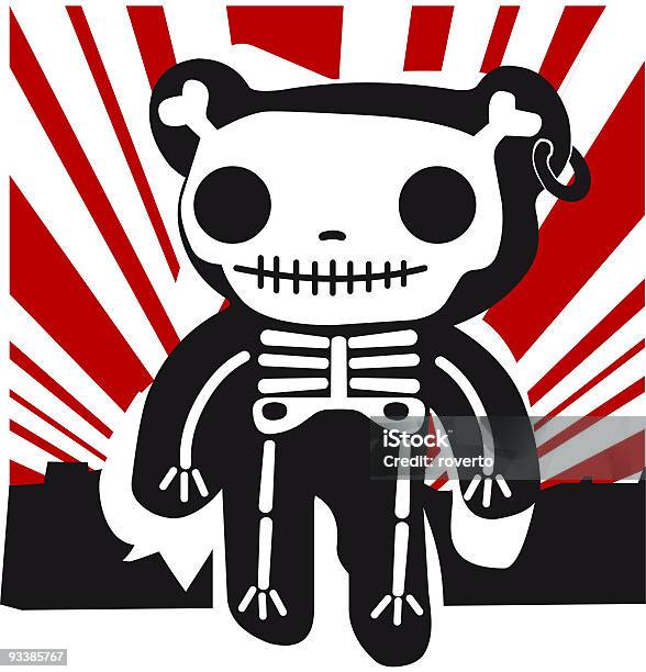 Teddy Bones Stock Illustration - Download Image Now - Animal, Animal Bone, Animal Head