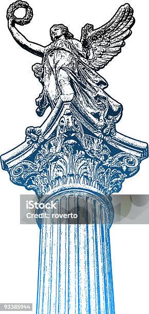 Ilustración de Estatua Dorada Muse El Jefe De Candelabrum y más Vectores Libres de Derechos de Antiguo - Antiguo, Arqueología, Arquitectura